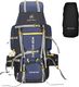 Wayaq Tourist Travel Backpack for Outdoor Sport Trekking Hiking Camping Mountaineering Rucksack - 80 L (Grey, Yellow) - Image 4