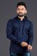 EyeBogler Men Relaxed Fit Solid Hood Collar Casual Shirt - Image 4