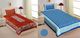 JGdecor Polycotton Double Flat 150 TC Floral 2 Bedsheets with 4 - Image 3