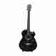 Medellin M38BKMAT-TR Acoustic Guitar Linden Wood Black - Image 2