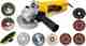 credicus G720R 830W 100% Copper Auxiliary Handle For Grinding, Cutting, Polishing,buffing Angle Grinder (100 mm Wheel Diameter) - Image 2
