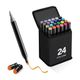 3D METRO SUPER STORE Marker Pen 80 PCS Drawing set Nib Sketch Pens with Washable Ink (Set of 1, Multicolor) - Image 4