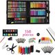 WEMOL à¤µà¥à¤®à¥à¤² 168-Piece Colouring Pencils Set, Children Painting Set, Crayon, Oil Pastel - Image 3
