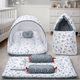 Miss & Chief Cotton Baby Bedding Set Multicolor with Mattress, Pillow - Image 3