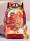 SKYBAGS Medium 23L Casual Printed School Backpack (Orange) - Image 2