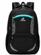 DEEP DAZZLING Large 35 L Laptop Backpack Spacy Unisex Office School Bag With Rain Cover And Reflective Strip. (Black, Blue) - Image 4