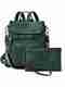 Netizen Small 20 L Laptop Backpack Stylish diaper backpack, Maternity Bags For Travel, Multipurpose Baby Bags (Grey, Green) - Image 2