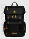 SKOVA LONDON 35L Vegan Leather Laptop Backpack Black - Image 3
