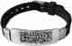Sullery Leather, Stainless Steel Silver Bracelet - Image 2