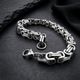 ADF Stainless Steel Silver Bracelet - Image 4