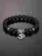 Aanya Jewels Stone Beads Crystal Bracelet Beige - Image 2