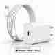 Apple 20W ,USB-C Power Charging Adapter for iPhone, iPad & AirPods (White) - Image 2