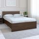 NEUDOT TATUM Engineered Wood King Box Bed, 217 cm x 194 cm (7.12 ft x 6.36 ft) (Finish Color - TEAK, Delivery Condition - Knock Down) - Image 3