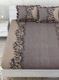 MAA HOME CONCEPT Polycotton, Microfiber Super King Flat 400 TC Printed 1 Bedsheet with 2 Pillow Covers (Green Beige) - Image 3