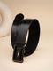 RED TAPE Men Formal Black, Brown Genuine Leather Reversible Belt - Image 4
