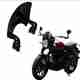 RRV Visor Passion Plus black/blue stiker Bike Headlight Visor - Image 2