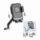 TRYFLY adjustable anti shake cycle & bike mobile stand for all mobile waterproof Bike Mobile Holder (Black) - Image 2
