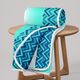Divine Casa Printed Single Dohar for AC Room (Microfiber, Dark Sapphire and White) - Image 4