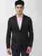 INVICTUS Men Checkered Single Breasted Formal Blazer Brown - Image 2