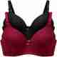 sashu Pack of 2 Women T-Shirt Lightly Padded Bra (Maroon, Black) - Image 2