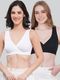 NishtaraFashion Women Sports Lightly Padded Bra (Grey, White) - Image 4
