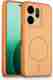Vshop Back Cover for Oppo Reno 14 5G (Maroon, Flexible, Silicon) - Image 2