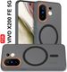 HUPSHY Back Cover for vivo V60 5G (Black, Shock Proof) - Image 3