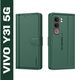 Flospy Flip Cover for vivo Y29 5G (Black, Dual Protection, Artificial Leather, Pack of: 1) - Image 4