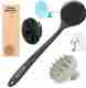 CYNGLEM Silicone Shower Back Brush & Body Scrubber Set (5 Pieces) - Image 2
