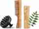 Kwaanie Jade Roller & White Hair Scalp Brush Set â Skin Revitalizing Facial Massage & Scalp Care Combo (3 Items in the set) - Image 2