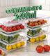 Craftbin Plastic Fridge Container 2400ml (Pack of 4, Clear) - Image 3