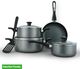 Kreme 5pcs Set Combo Non-Stick Coated Cookware Set (Aluminium, 7 - Piece) - Image 3