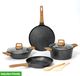 VINOD DCC3W Induction Bottom Non-Stick Coated Cookware Set (Ceramic, 4 - Piece) - Image 3