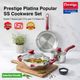Prestige Platina Popular Kadhai 24 cm with Lid - Image 4