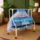 baybee Medusa Wooden Cradle for Baby New Born Baby Swing Cradle | Baby Crib with Mosquito Net, Baby Jhula with Swing Lock Function| Baby Bed Wooden Cot for Sleeping (Beige, Beige) - Image 2