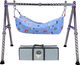 baybee Medusa Wooden Cradle for Baby New Born Baby Swing Cradle | Baby Crib with Mosquito Net, Baby Jhula with Swing Lock Function| Baby Bed Wooden Cot for Sleeping (Beige, Beige) - Image 4