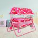 CREW4 Cradle for kids cradle for baby boy and girl Cradle With Swing & Mosquito Net (Silver, Grey) - Image 3
