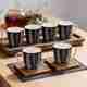 RURALGLAZE Pack of 12 Ceramic Cup Set (Red) - Image 2