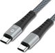 Portronics Type C 3 A 1 m 60W Velin Type C to Type C Fast Charging Cable, Cable Organizer Strap, Keychain (Compatible with Smartphones, Laptops, Powerbanks, Black, One Cable, USB Type C To USB Type C) - Image 4