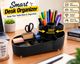 Sumoware 3 Compartments ABS Plastics File Tray Rack (Black) - Image 4