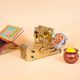 AMROHA ENTERPRISES Professional Y-18-N-B-R Nut & Bolts Dholak (Yellow) - Image 4