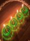 TIED RIBBONS Diwali Matki Wax Candle Clay Diya Set (Pack of 12) - Image 4