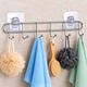 RENOTA L-TYPE Stainless Steel 6 Pin Wall Hanger - Set of 2 Door Hanger - Image 3