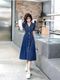 METRONAUT Women Fit and Flare White Midi/Calf Length Dress - Image 4