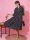 Honky Tonky Women Fit and Flare Light Blue Midi/Calf Length Dress - Image 3