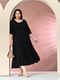 Tantukriti Women Fit and Flare Maroon Midi/Calf Length Dress - Image 3