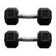 BMS Sports Black Hexa Dumbbells Set, Home GYM (4kg) Fixed Weight Dumbbell (4 kg) - Image 3