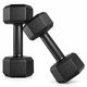 WILORA 6 kg (3kg*2pcs.=6kgs)-Piece Set for Strength Training and Toning Black dumbbell Fixed Weight Dumbbell (6 kg) - Image 4