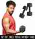 WILORA 6 kg (3kg*2pcs.=6kgs)-Piece Set for Strength Training and Toning Black dumbbell Fixed Weight Dumbbell (6 kg) - Image 2