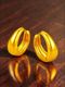 Aksha Collection Gold Plated Copper Clip-On Hoop Earrings - Image 3